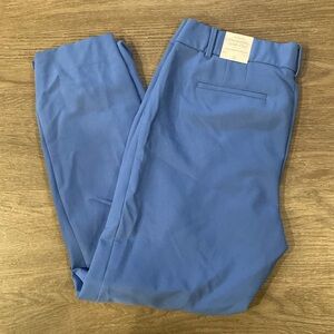 TALBOTS WOMENS HAMPSHIRE ANKLE PANTS Capri Blue